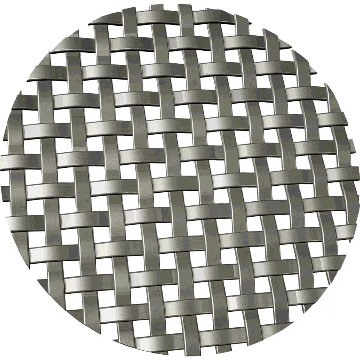 .1875" Flat Square Decorative Grille - Antique Pewter, 36" W x 48" L Sheet