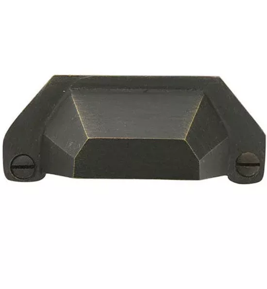 3 3/8 Inch Overall (3 Inch c-c) Sandcast Bronze Bin Pull