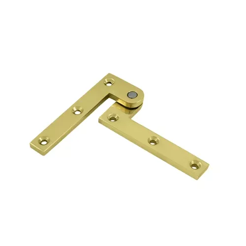 3 7/8 x 5/8 x 1 5/8 Inch Solid Brass Pivot Hinge