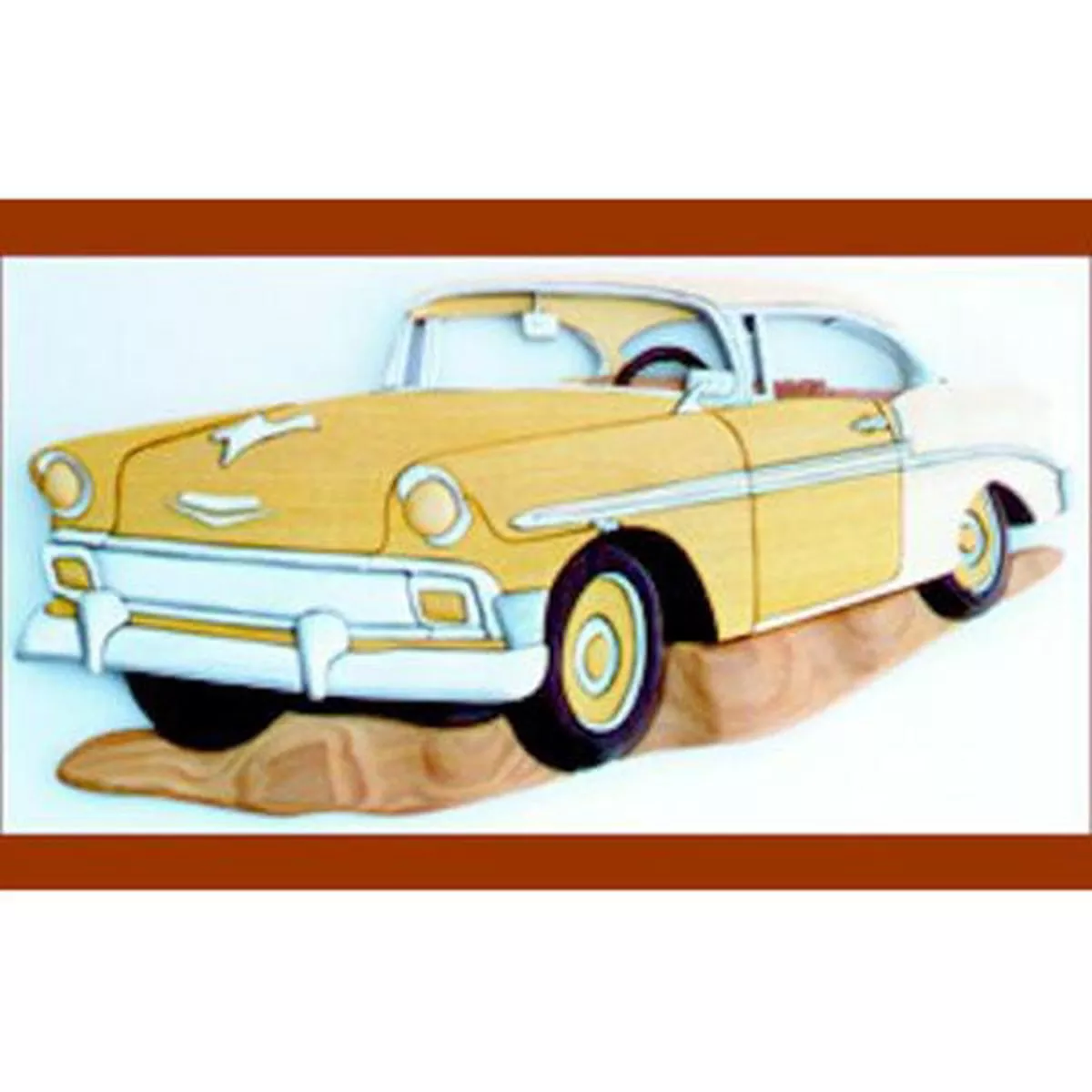 '56 Chevy Intarsia Pattern