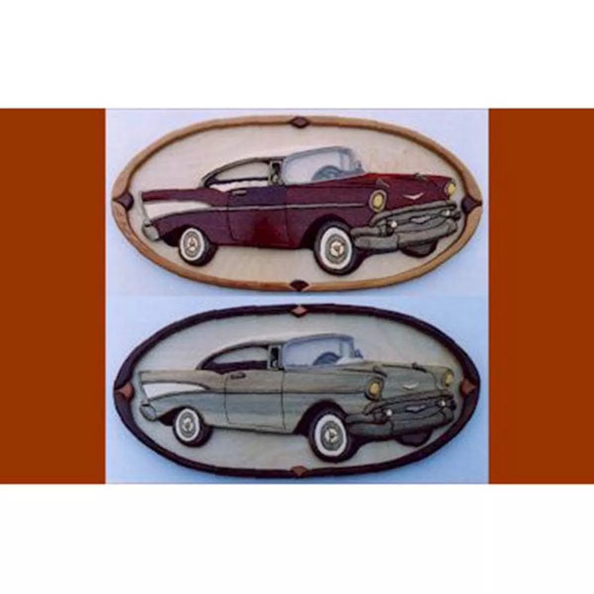 '57 Chevy Intarsia Pattern