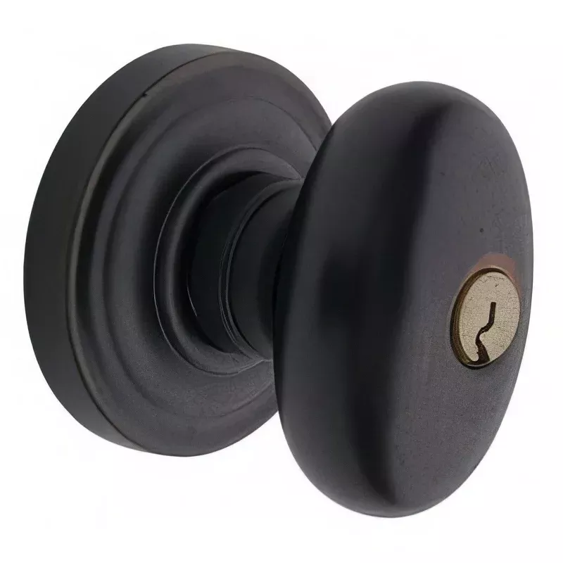 Baldwin 5225.ENTR Egg Style Keyed Knobset
