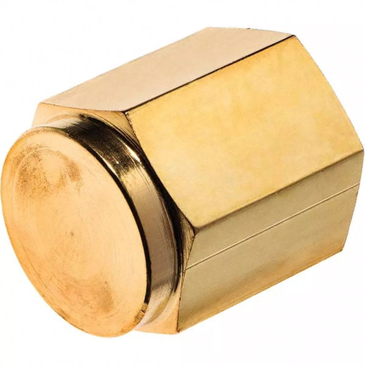 Brass Pipe Hex Plug: 3/8" Fitting, Threaded, FNPT