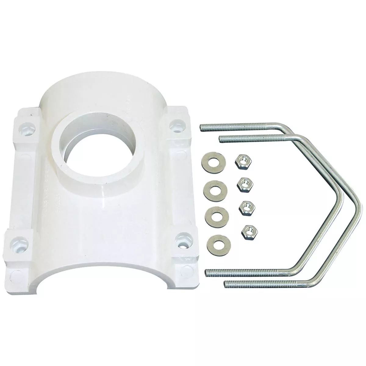 Braxton Harris Company 4 x 3 PVC Plastic Saddle Tee Kit