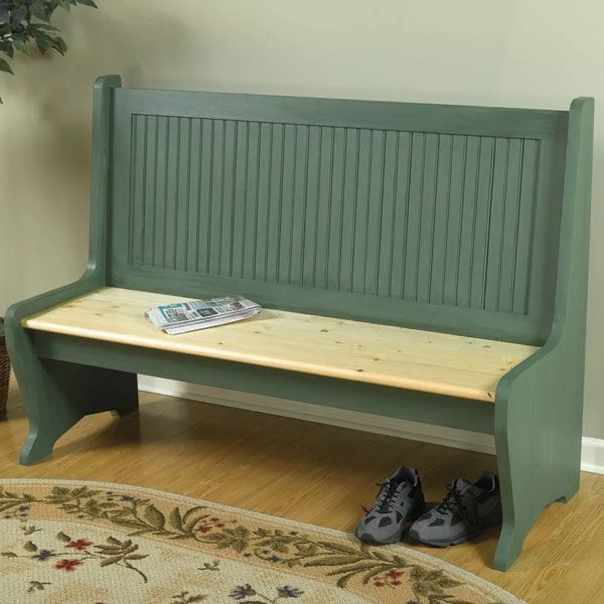 Dual Purpose Deacon's Bench - Downloadable Plan