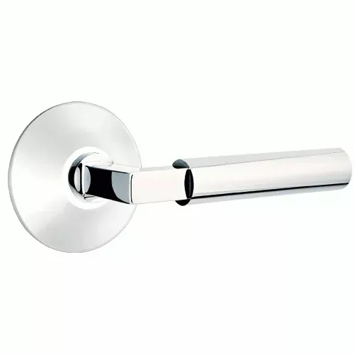 Emtek Solid Brass Hercules Lever With Modern Rosette (Several Finish Options)