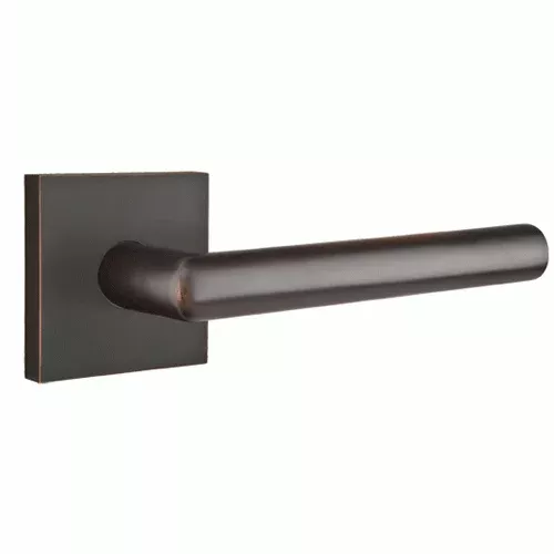 Emtek Solid Brass Stuttgart Lever With Square Rosette