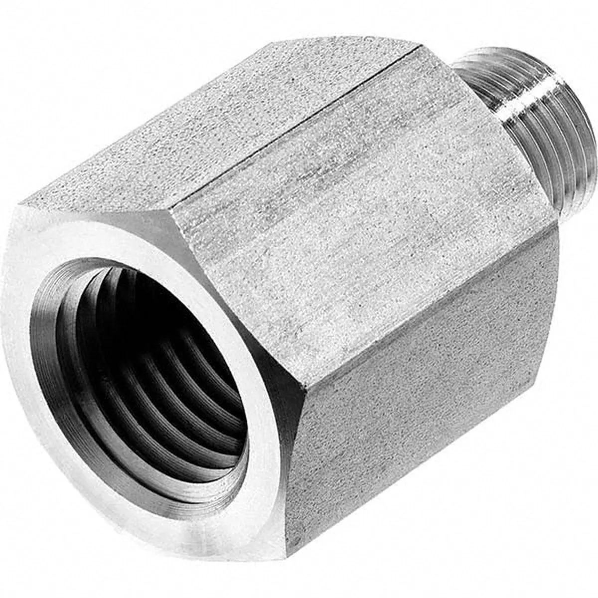 Galvanized Steel Pipe Reducing Adapter: 3/8 x 1/8" Fitting