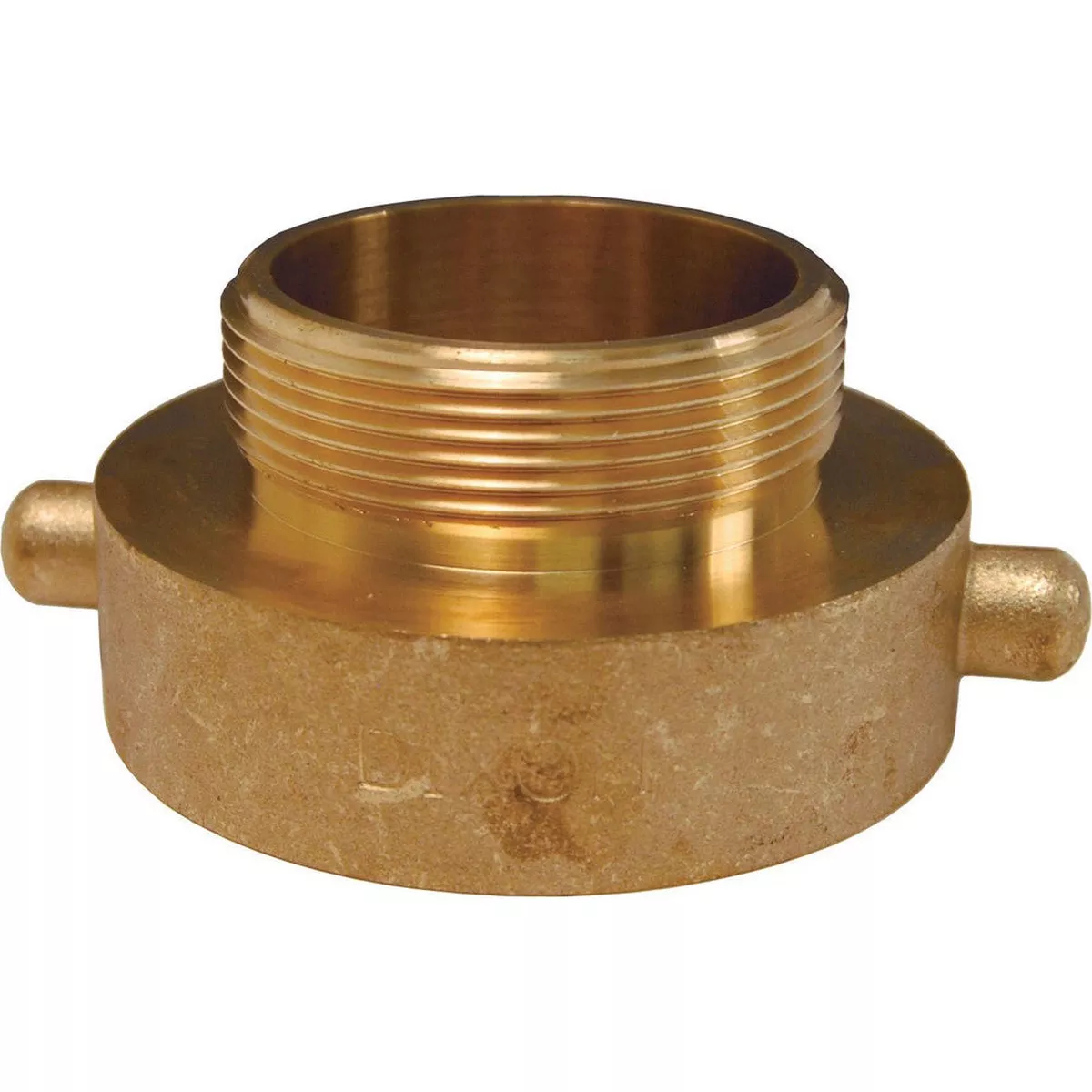 Hydrant Adapters: 1-1/2 FNST x 1-1/2 MNPSH, NPSH, NST, Brass, Threaded