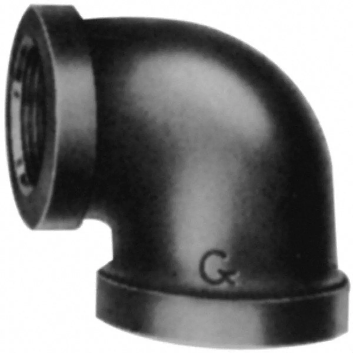 Malleable Iron Pipe 90 Reducing Elbow: 3/4 x 3/8" Fitting