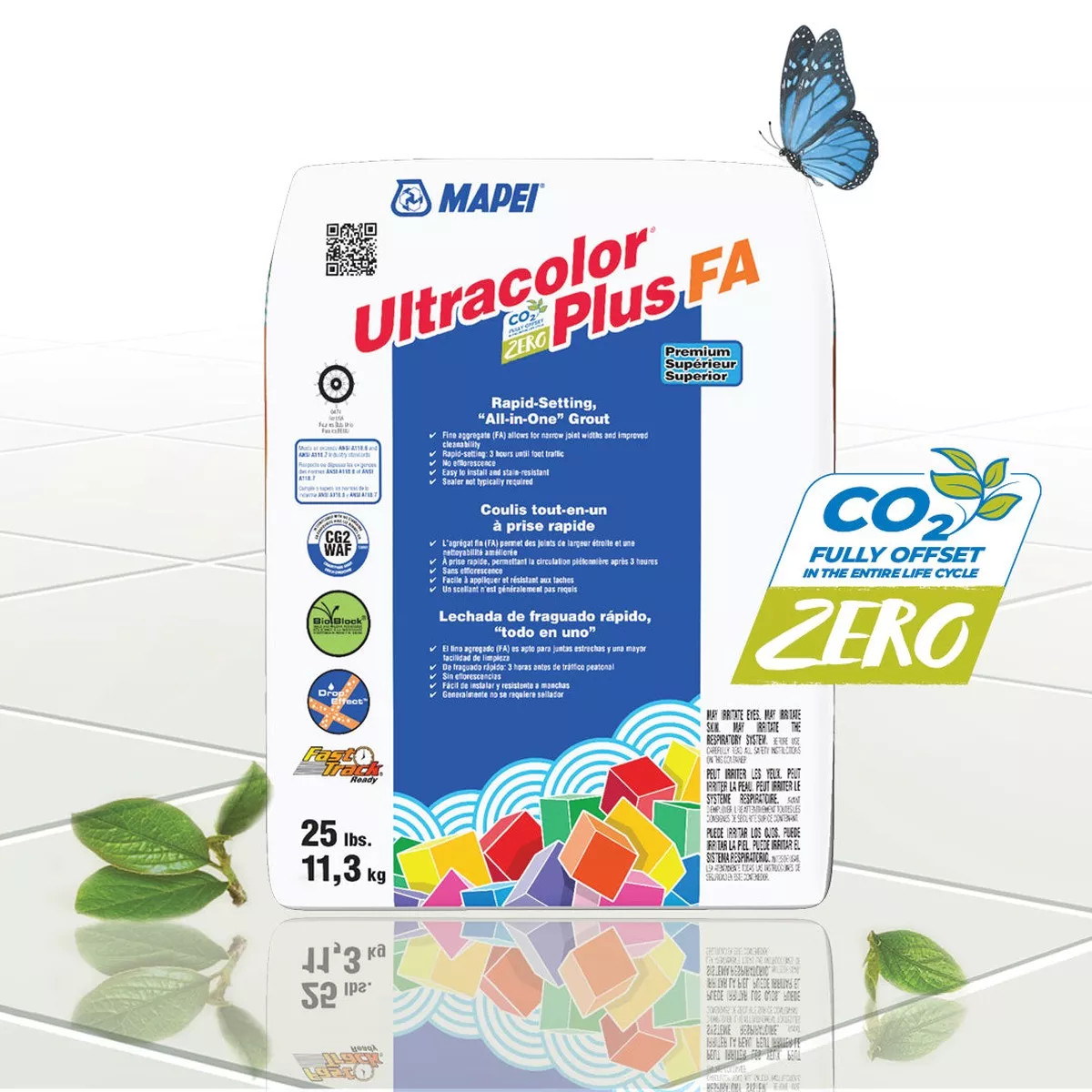 MAPEI Ultracolor Plus FA 25-lb Warm Gray All-in-One Grout