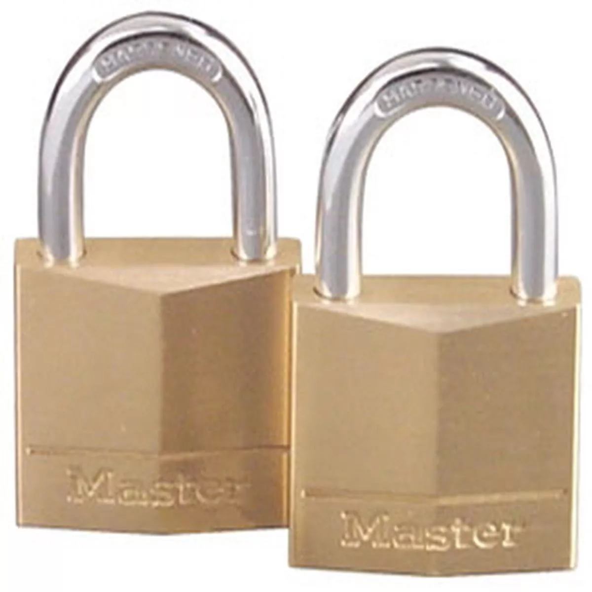 PADLOCK MASTER BRASS 40MM KEYED ALIKE PKT 2