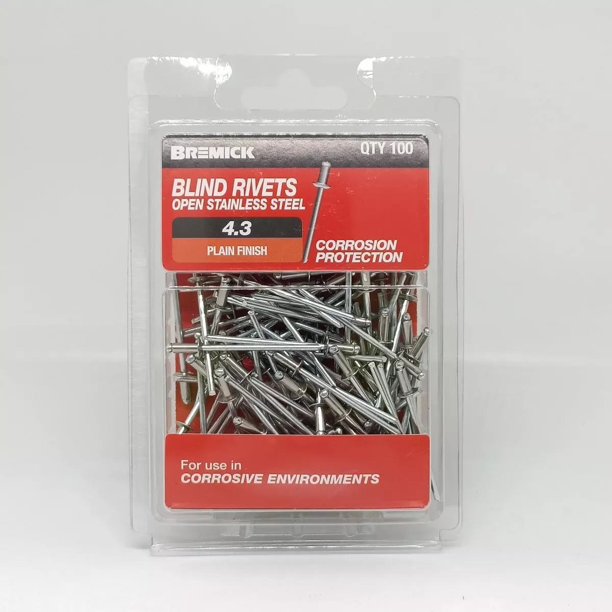 RIVET STAINLESS 4-3 PKT 100 BREMICK