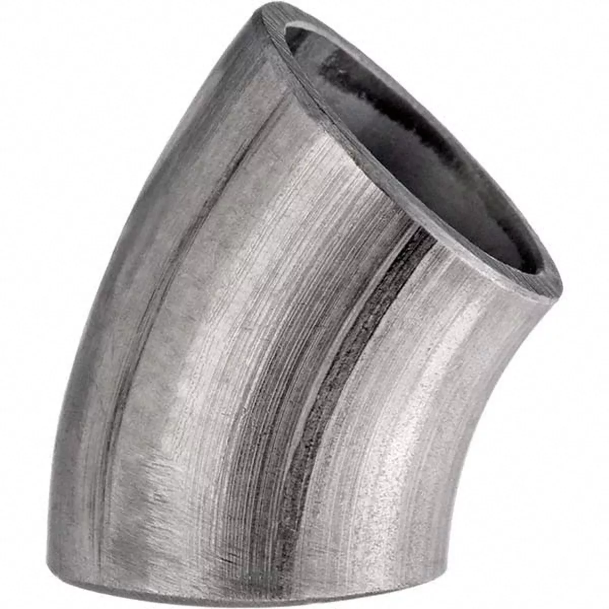Sanitary Stainless Steel Pipe 45 Short Elbow, 2", Butt Weld Connection
