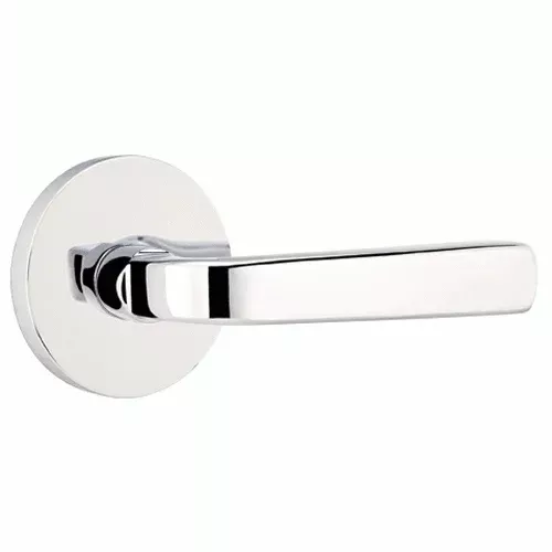 Solid Brass Sion Lever With Disk Rosette