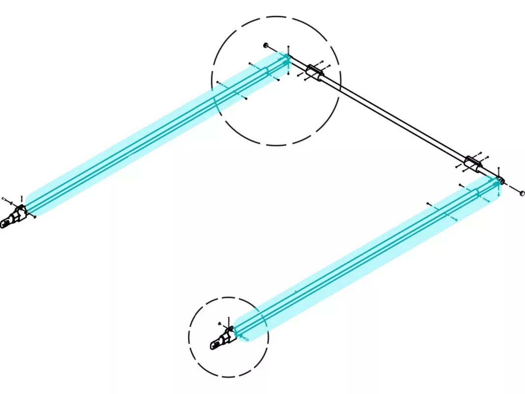 Toughest Triple Swing Arm Assembly | Aero Industries