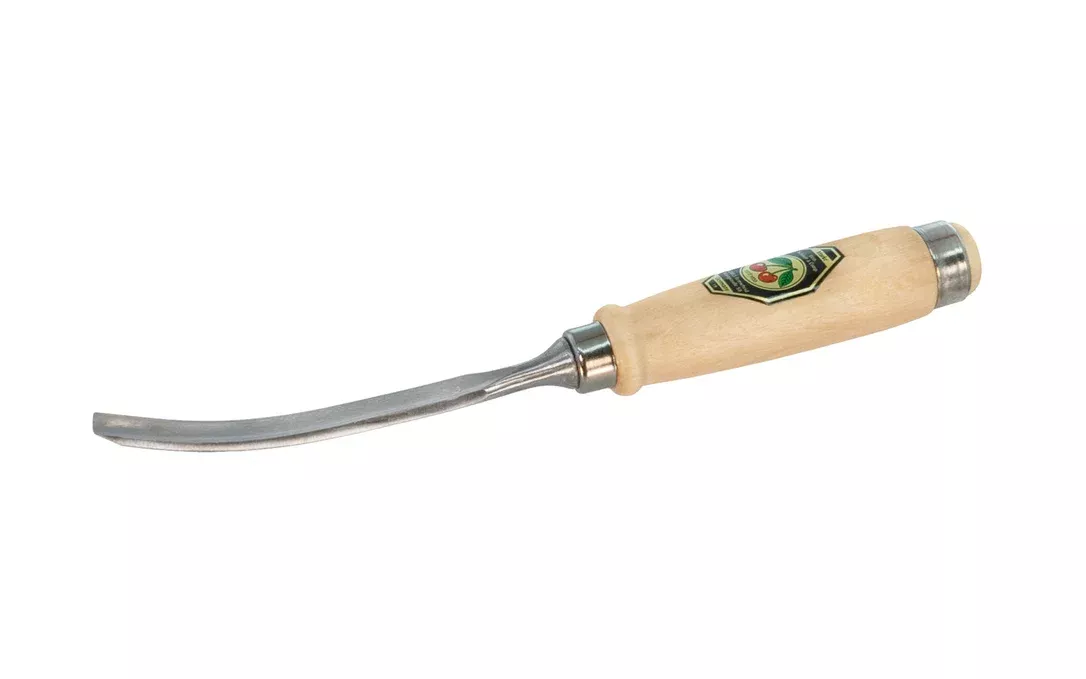 Two Cherries 12 mm Curved Gouge