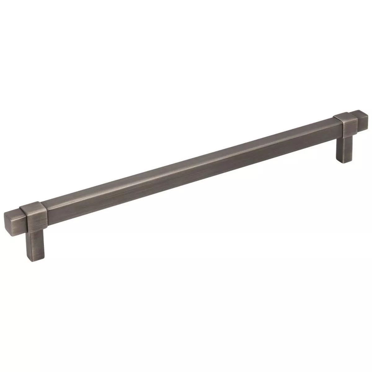 Zane 224 mm Pull (OA - 10-1/16" ) - Brushed Pewter