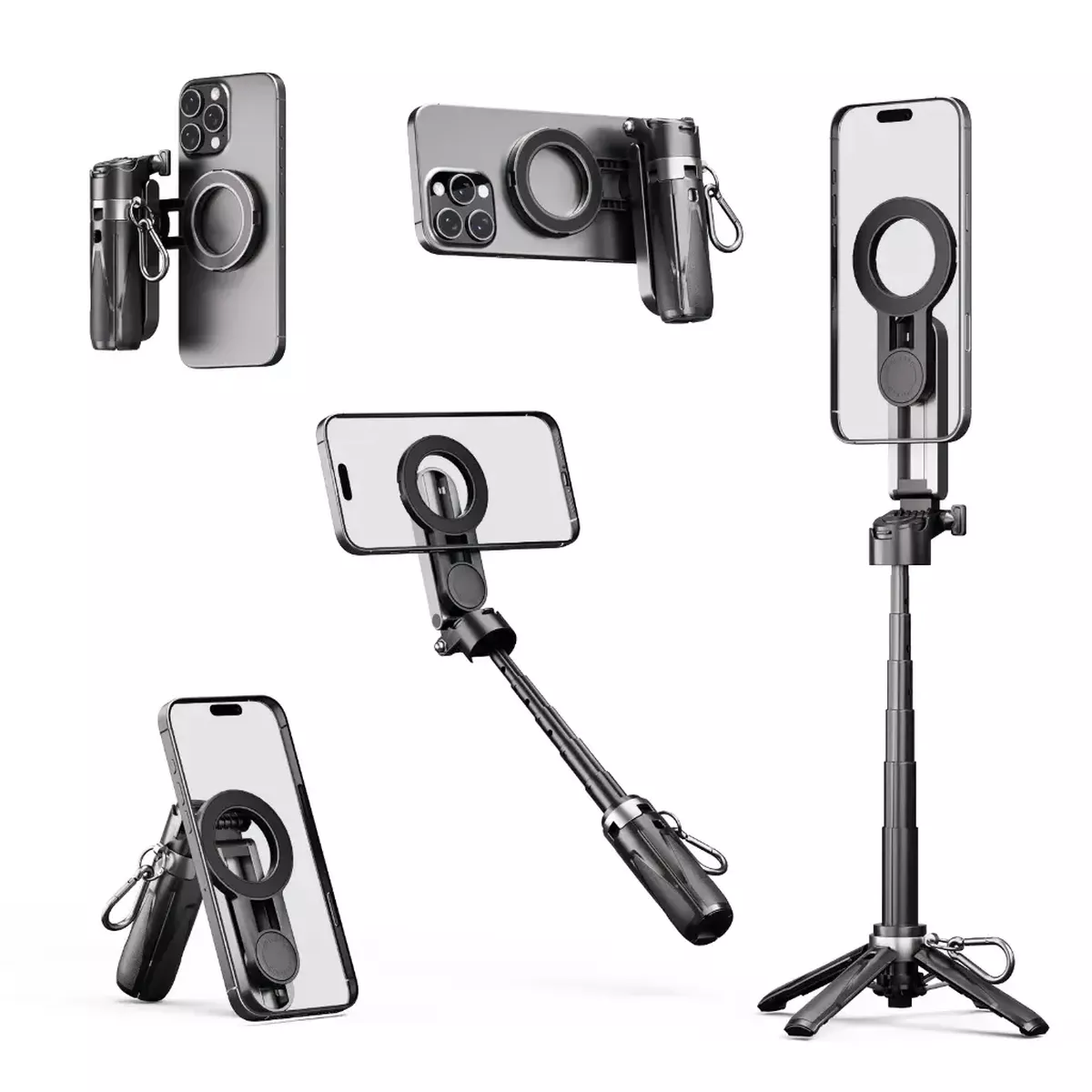 ZLOS Magnetic Selfie Stick + Tripod